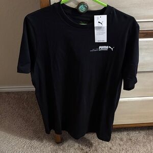PUMA Men's Classic Black Tee
